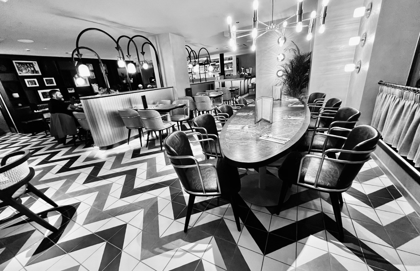 Our Restaurant, Sanam Tandoori Restaurant with tabled fully laid